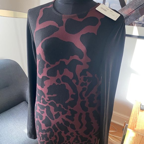 Wolford 50776 Leo Seamless Dress Chateau/Black ( M ) NTW - Picture 12 of 13